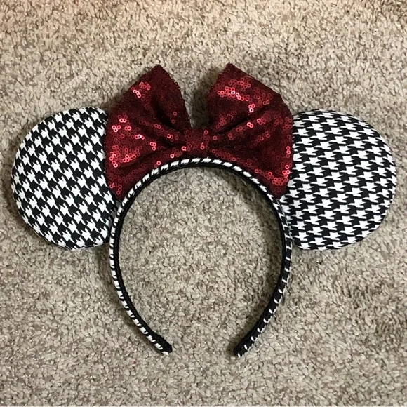 Houndstooth Mickey Ears - Picture 7 of 8